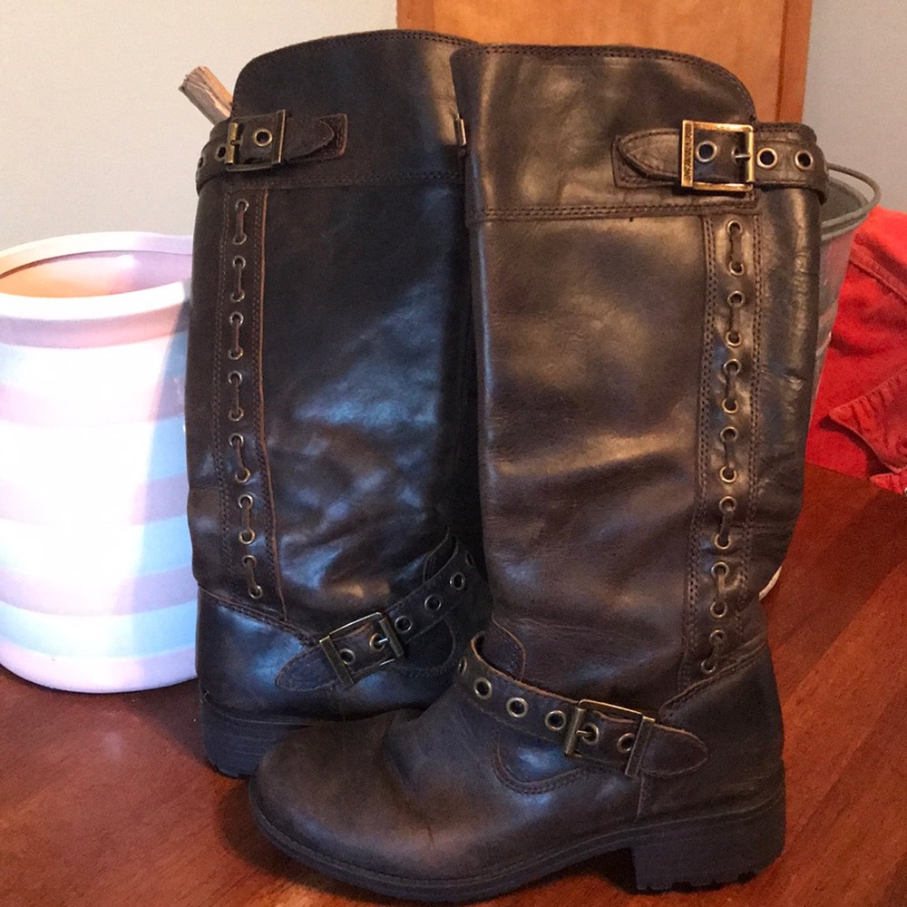 Harley Davidson boots brown size 5 EUC